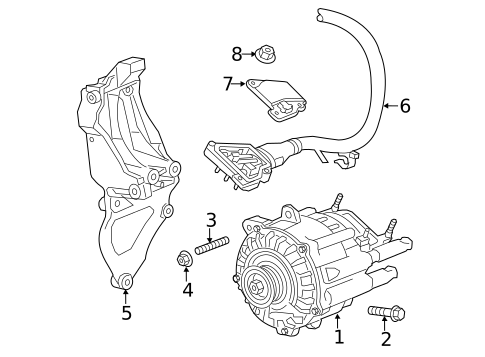 Electrical Components for 2014 Chevrolet Malibu #2