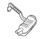 98111192207 - Exhaust: Muffler &amp; Pipe for Porsche Image