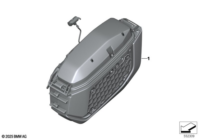 46548829693 - Frame and Mounting Parts: Koffer Sf -  for BMW-Motorrad Image