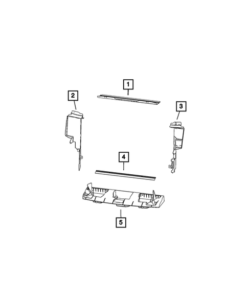 Radiator and Related Parts; Charge Air Cooler for 2014 Jeep Grand Cherokee #2
