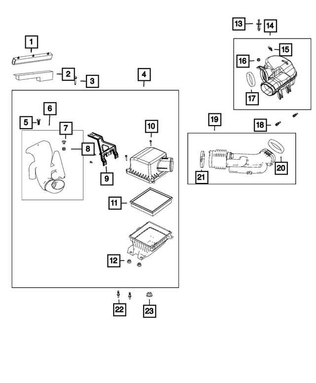 6101820 - Automatic Transaxle 4 Speed: Hex Flange Lock Nut, Mounting for Mopar Image