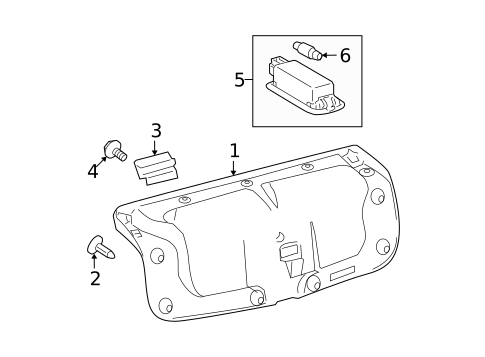 Interior Trim - Trunk for 2011 Lexus IS F #0