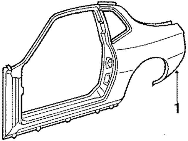 477809602BH - Body: Uniside for Porsche Image