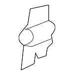 91568SHJA01 - Body: Fixed Glass Clip for Honda: Odyssey Image