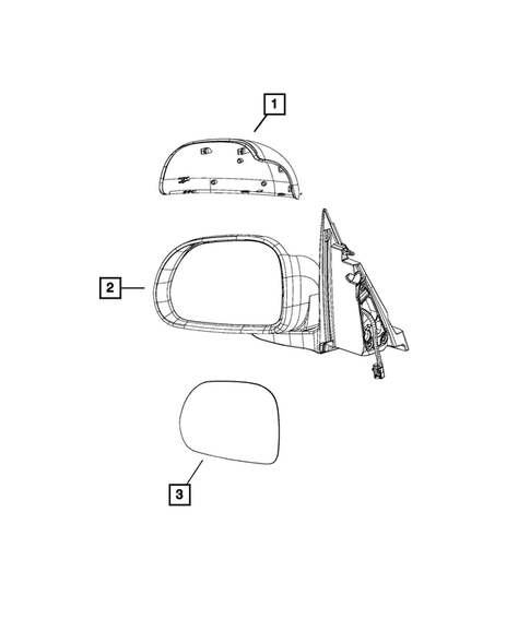 Exterior Mirror for 2014 Fiat 500L #0