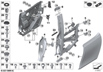 51007427335 - Bodywork: Door Rear Left for BMW: i3 120Ah, i3 120Ah Rex, i3 60Ah, i3 60Ah Rex, i3 94Ah, i3 94Ah Rex, i3s 120Ah, i3s 120Ah Rex, i3s 94Ah, i3s 94Ah Rex Image image