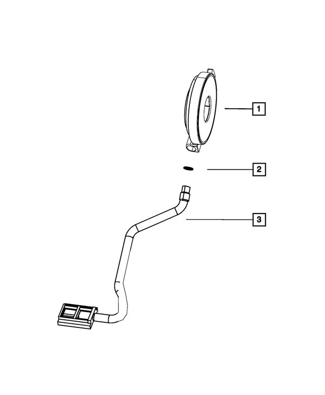 68026944AA - MP3022; Transfer Case: Oil Tube And Screen for Mopar Image