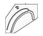 5220BA33 - Body: Wheel Opening Molding for Mitsubishi: Outlander Sport Image