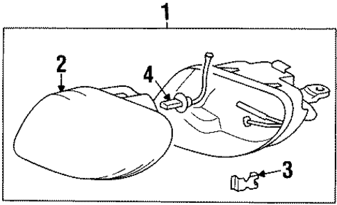 Fog Lamps for 1997 Hyundai Elantra #0