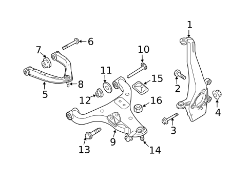 Suspension Components for 2009 Nissan Xterra #2