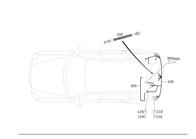 211860199264 - : Hose for Mercedes-Benz Image