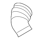 1K0145838G - Cooling System: Air Duct for Audi: A3, TT, TT Quattro, TTS Quattro Image