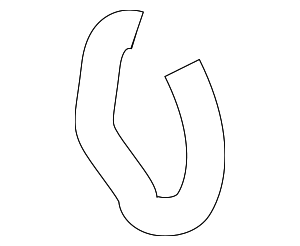 1J0145769B - Cooling System: Turbocharger Intercooler Pipe Clip for Audi Image