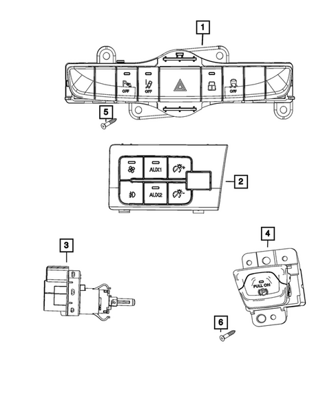 Switches for 2025 Ram ProMaster 3500 #0