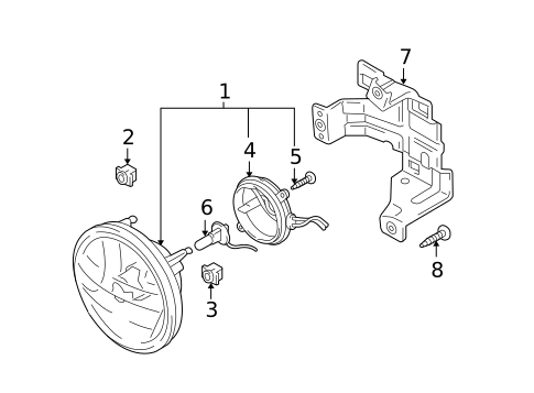 Fog Lamps for 2004 Suzuki XL-7 #0