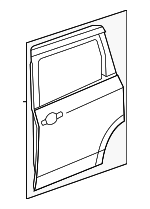 H210M1JAAB - : Door Shell for Nissan Image