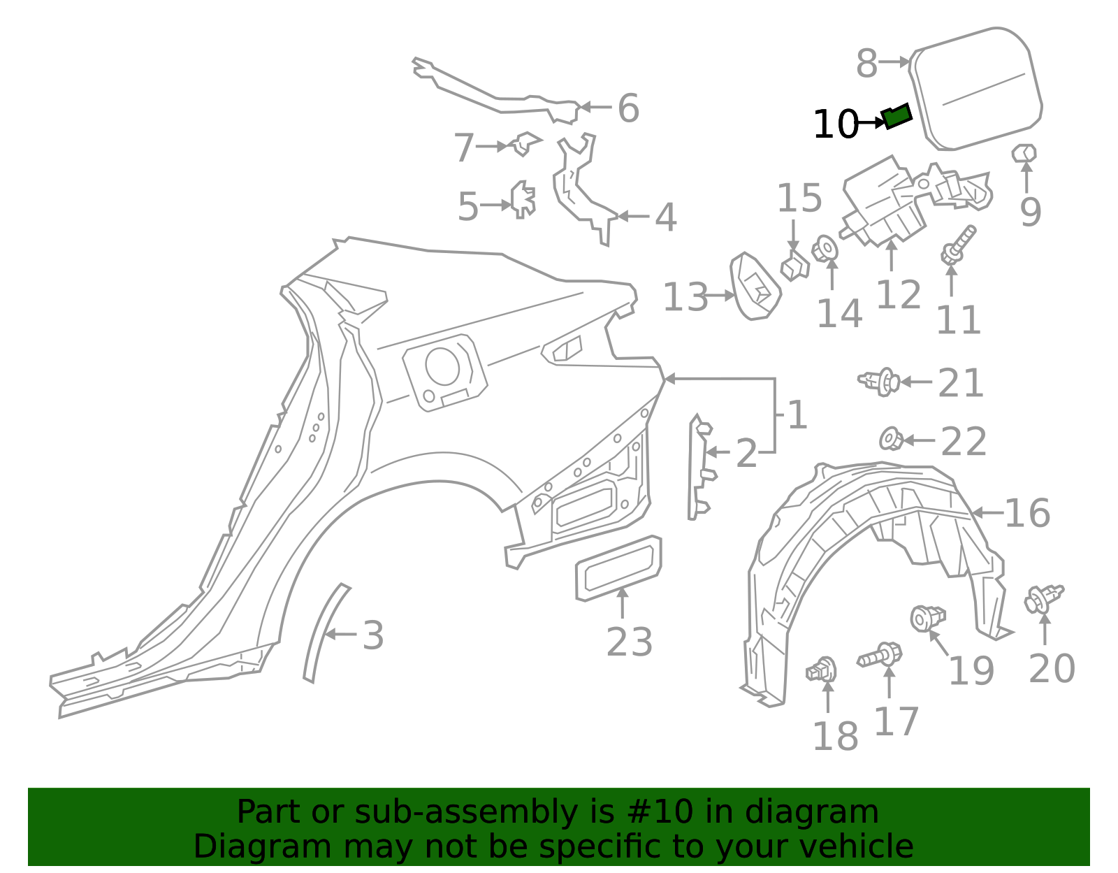 Genuine OEM Fuel Door Spring – Fits Lexus LX570 2008–2021 – Toyota 77360-35040 2 thumbnail image