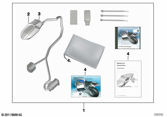 77538526204 - Maintenance &amp; Technology: Set, Hp Race Data Loggers for BMW-Motorrad Image