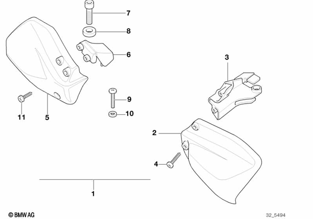 46632309853 - Protection: Sheet Metal Screw - Seat 4.2X13 for BMW-Motorrad Image