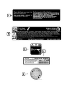 68568154AA - Labels: Vehicle Emission Control Information Label for Mopar Image