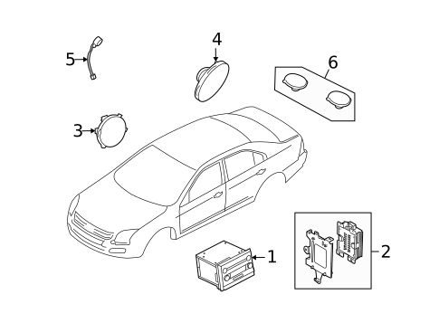 Sound System for 2008 Mercury Milan #0