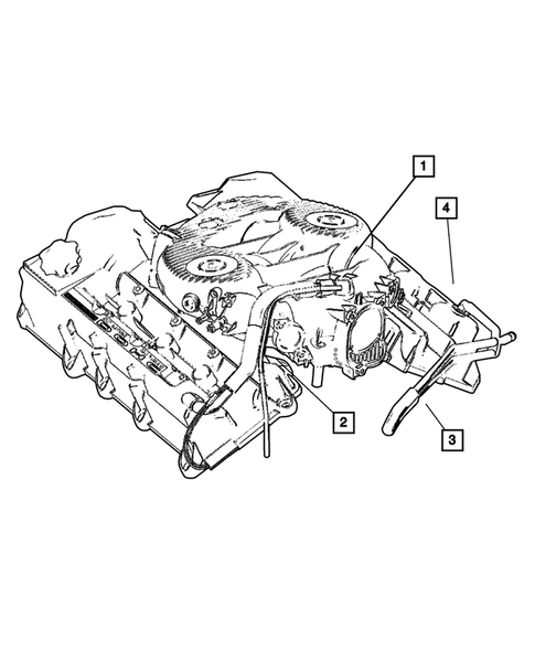 Crankcase Ventilation for 2001 Dodge Stratus #0