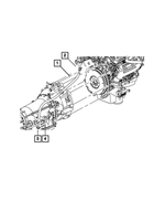 4627311AC - NAG1; W5A580; 5-Speed; Automatic Transmission: Transmission Oil Filler Tube for Mopar Image