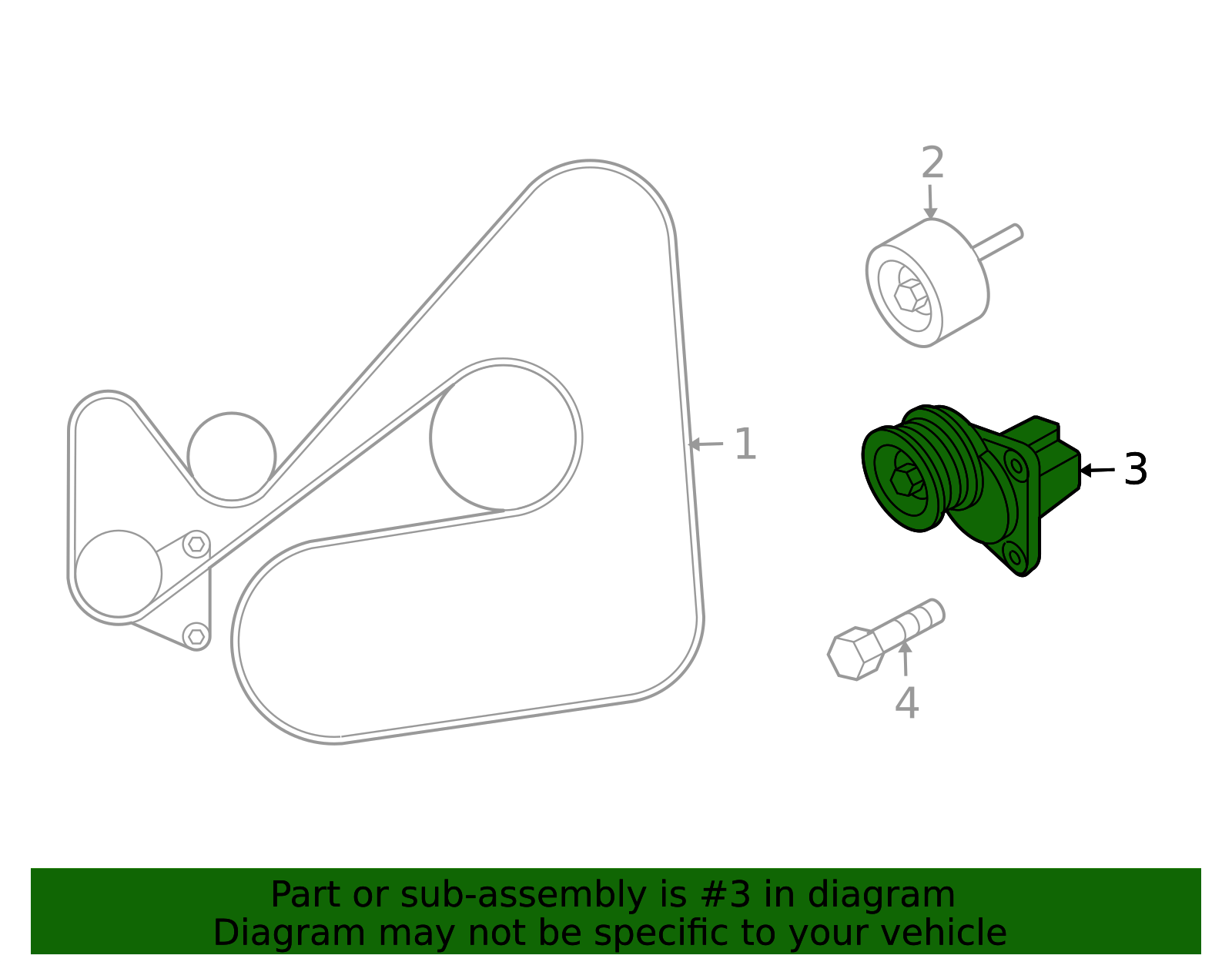L321-15-909B - Genuine Mazda Serpentine Belt
