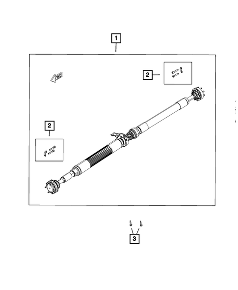 Drive Shaft for 2015 Chrysler 300 #0