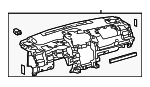 5530106270C0 - Body: Instrument Panel for Toyota: Camry Image