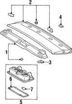 6331014691C1 - Body: Headliner for Toyota: Supra Image