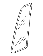 73455S9VA00 - : 2003-2005 Honda Pilot - Glass L Rear Door Quarter (Green) (Aptech) for Honda: Pilot Image