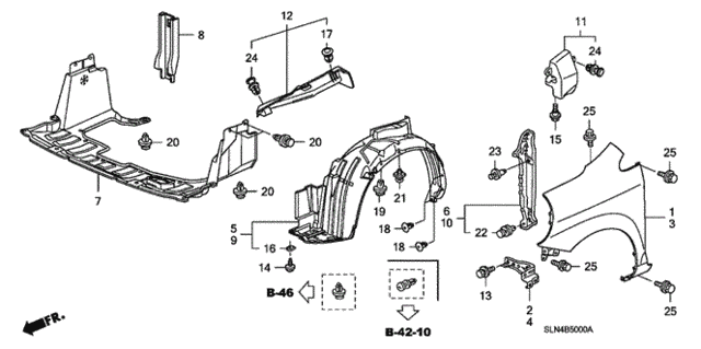 Front Fender for 2007 Honda Fit #0