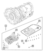R8448223AA - Transmission: Transmission Valve Body &amp; Control Unit, Remanufactured for Mopar Image image
