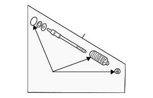 485215Y085 - : Inner Tie Rod for INFINITI: I30 Image