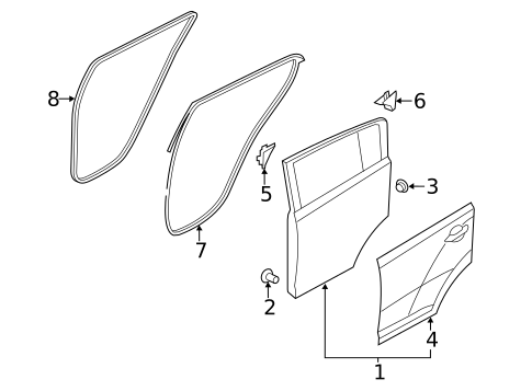 Door & Components for 2012 Kia Sportage #0