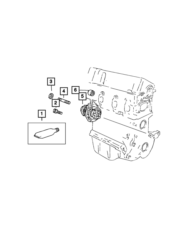 68098371AA - Cooling: Water Pump Gasket for Fiat: 124 Spider, 500X | Jeep: Renegade Image