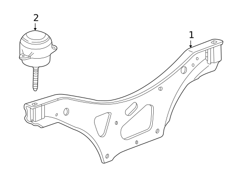 Engine Mounting for 2008 Porsche 911 #0