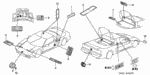 78527SL0L81 - Interior/Bumper: TAG, PASSENGER SRS CAUTION (CHILD SEAT) for Acura Image