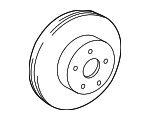 2019-2024 Toyota - Disc Brake Rotor Front