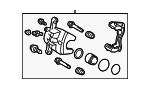 4773047060 - : 2010-2022 Toyota - Caliper Assembly for Toyota: Corolla, Prius, Prius AWD-e, Prius Plug-In, Prius Prime Image