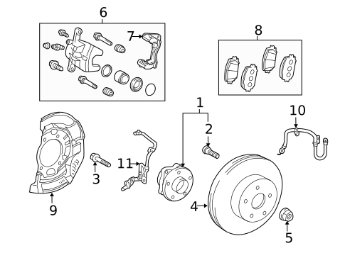 Anti-Lock Brakes for 2022 Toyota Prius AWD-e #1