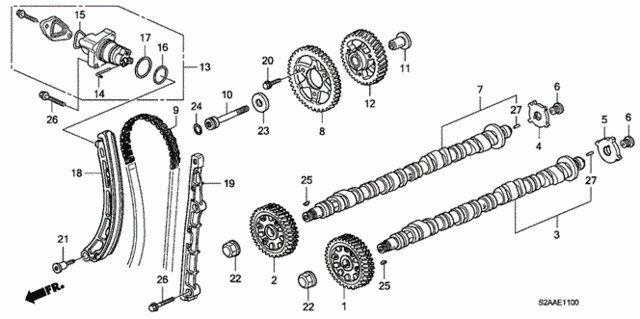 Camshaft - Cam Chain for 2008 Honda S2000 #0