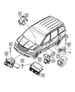 5109184AD - Restraints: Occupant Restraint Module Bracket for Mopar Image