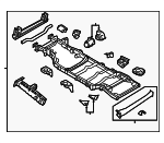 68264158AB - Body: Frame Assembly for Jeep: Wrangler, Wrangler JK Image