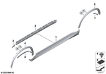 51778081627 - : Trim Piece Rear Left Wheel Well, Primed for BMW Image