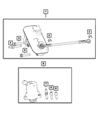 68503018AB - Engine: Turbocharger Actuator for Jeep: Compass, Grand Cherokee, Wrangler Image