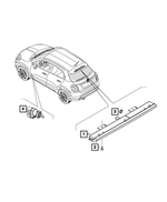 68505334AA - Electrical: Center High Mounted Stop Lamp for Mopar Image