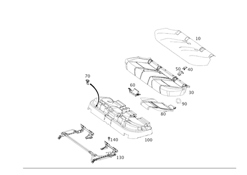 Rear Seat Cushion for 2025 Mercedes-Benz GLE450 #0