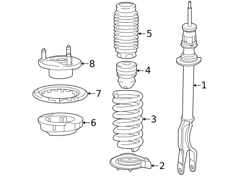 Bearings for 2024 Mercedes-Benz EQE 350+ #0